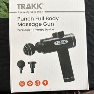 TRAKK Black Percussion Massage Gun